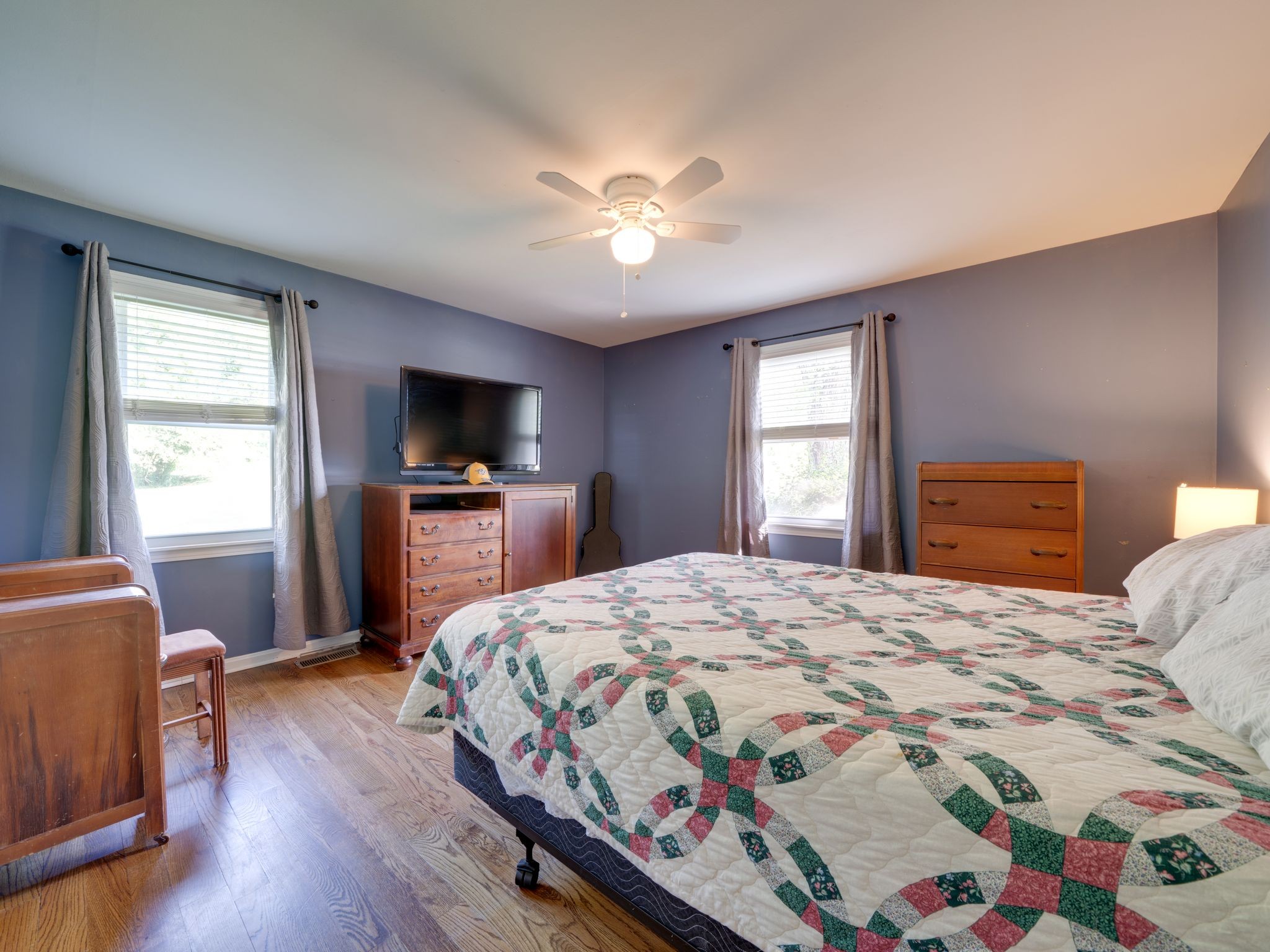 125 The Trace Dover, TN 37058 - Photo 19 of 29 a bedroom with a bed and a flat screen tv