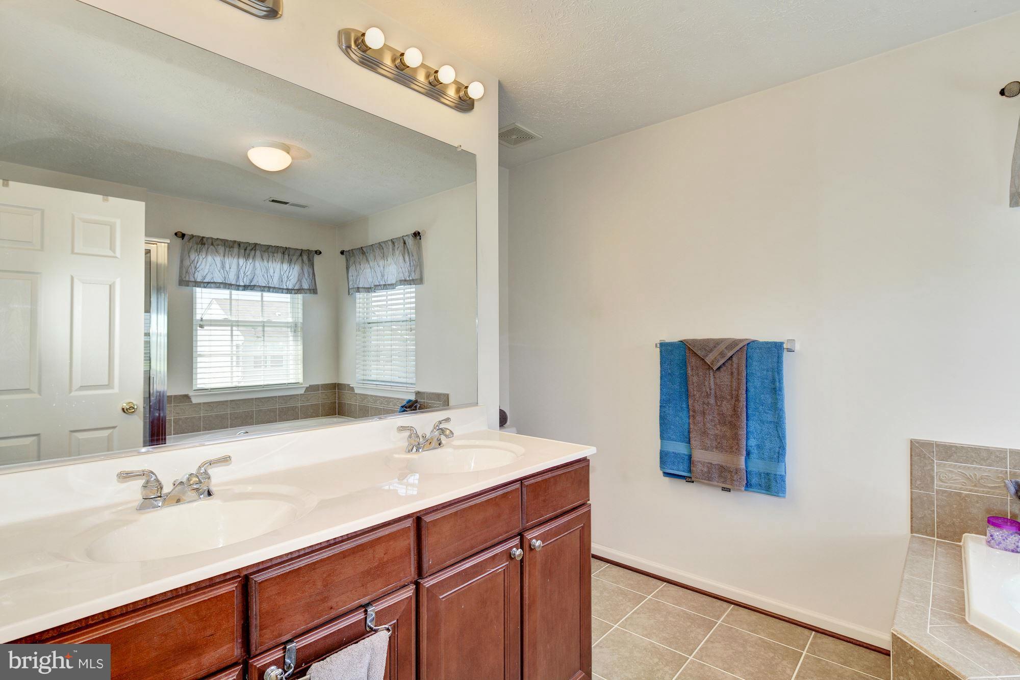 9851 Decatur Road Baltimore, MD 21220 - Photo 18 of 24 a bathroom with a sink double vanity and a mirror