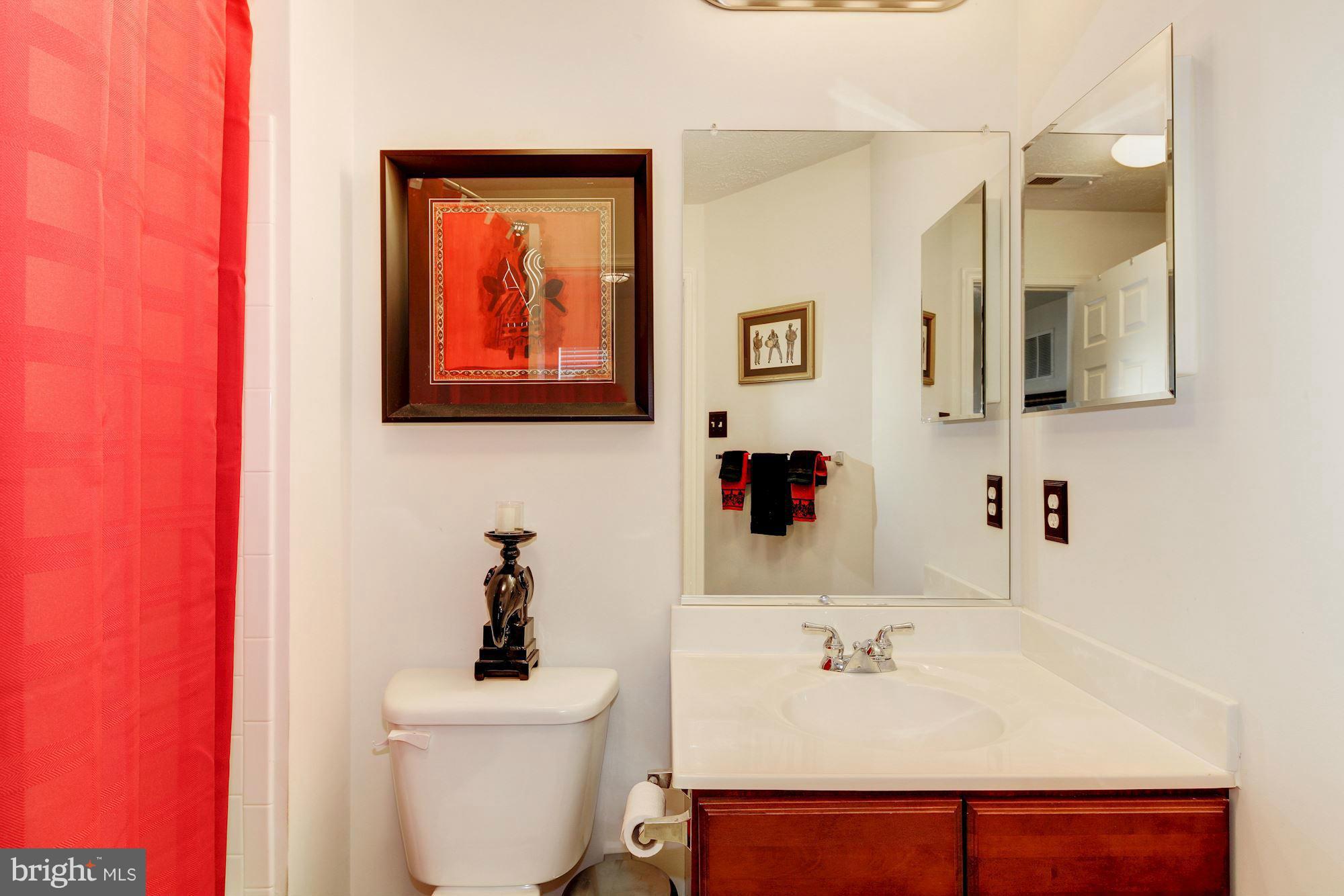 9851 Decatur Road Baltimore, MD 21220 - Photo 21 of 24 a bathroom with a sink and a mirror