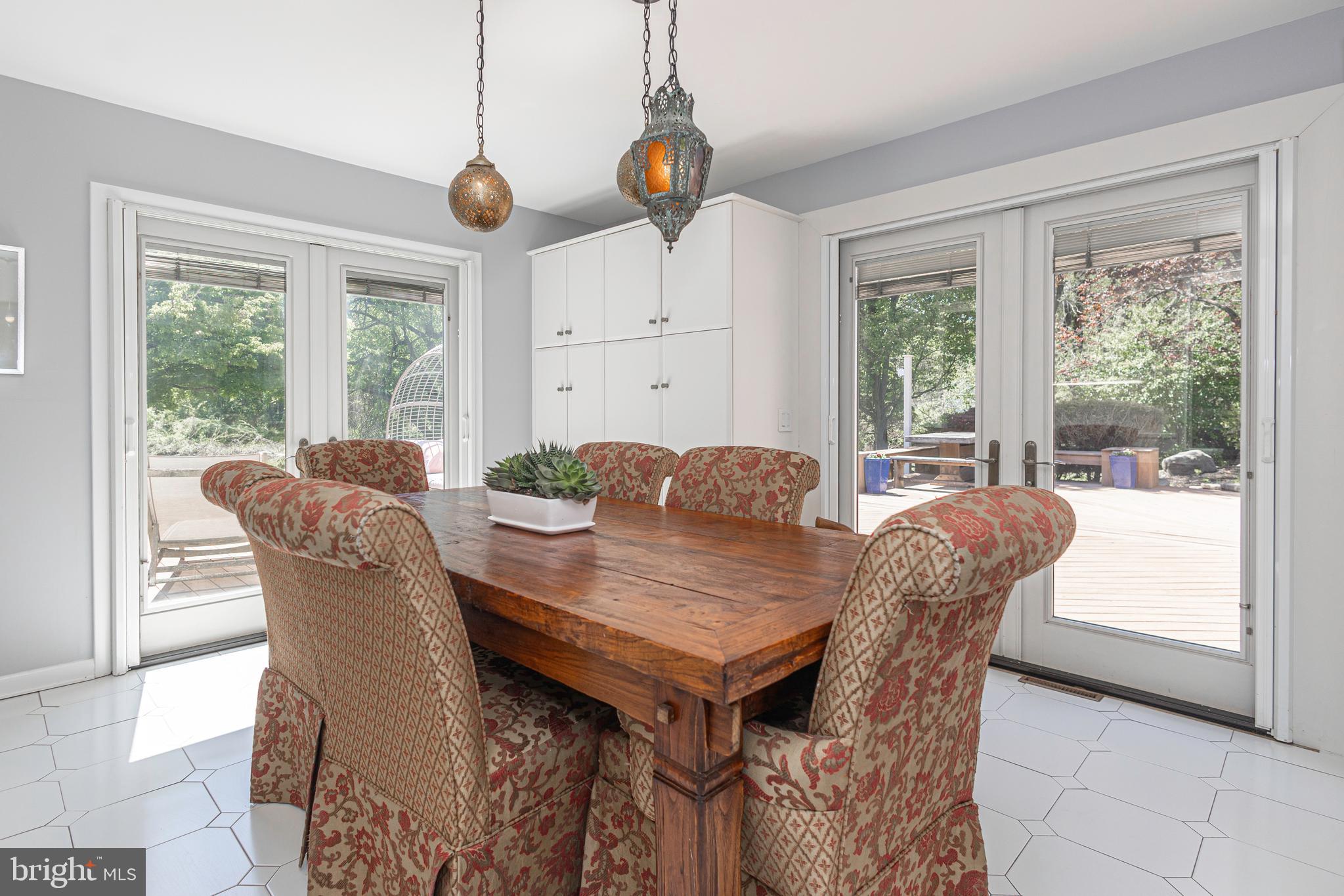661 Nancy Road Yardley, PA 19067 - Photo 22 of 72 2 Sets of French Doors to Back Deck and Yard