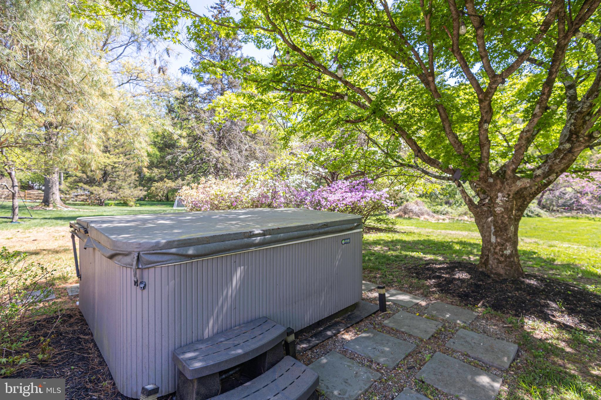 661 Nancy Road Yardley, PA 19067 - Photo 50 of 72 Backyard Hot Tub!