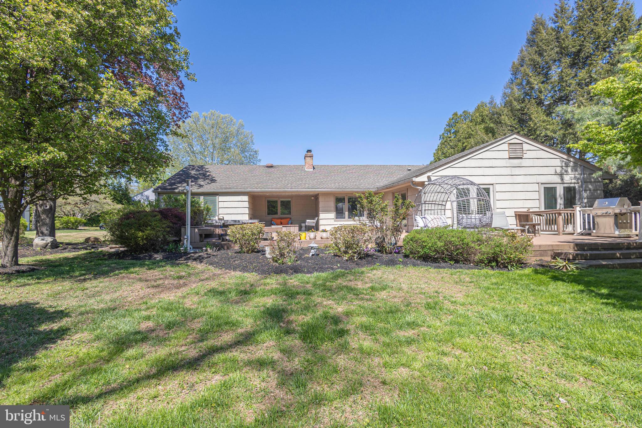 661 Nancy Road Yardley, PA 19067 - Photo 54 of 72 Exterior Back of Home from Yard
