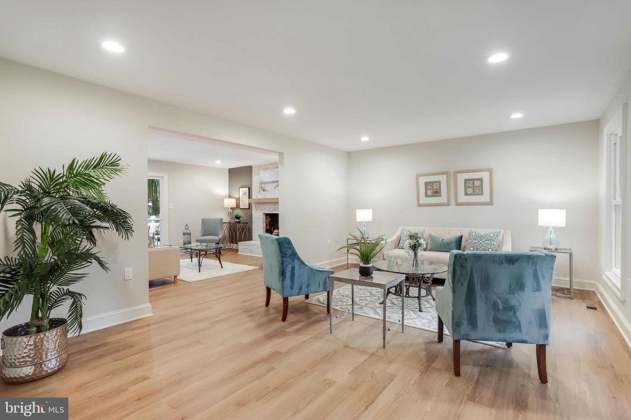 11208 Hunting Horn Lane Reston, VA 20191 - Photo 9 of 69 Lovely living room with new windows