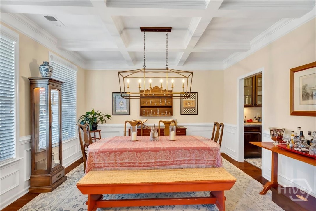 111 Martello Road Pooler, GA 31322 - Photo 4 of 39 Dinning room with coffered ceiling