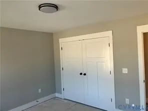 a view of a livingroom with wooden floor