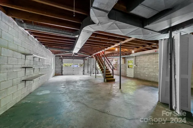 a view of under construction room and staircase