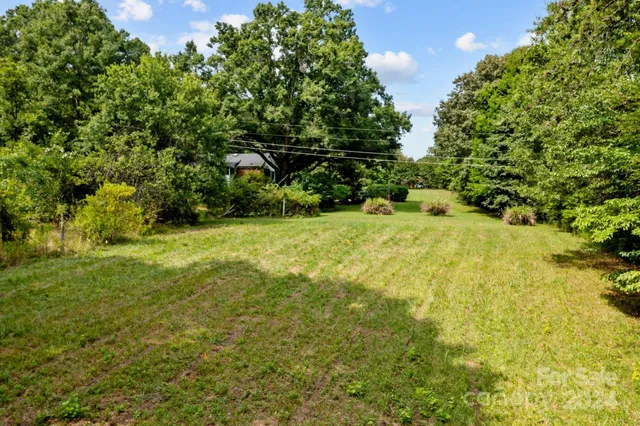 a view of yard with green space