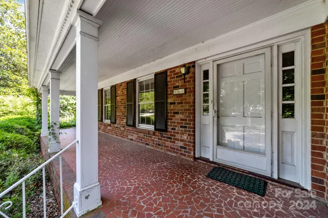a view of a entryway door of the house