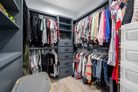 a front view of a house with a glass windows