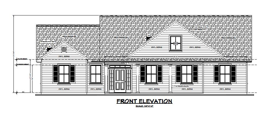 610 Hiers Corner Road Walterboro, SC 29488 - Photo 36 of 41 Front Elevation