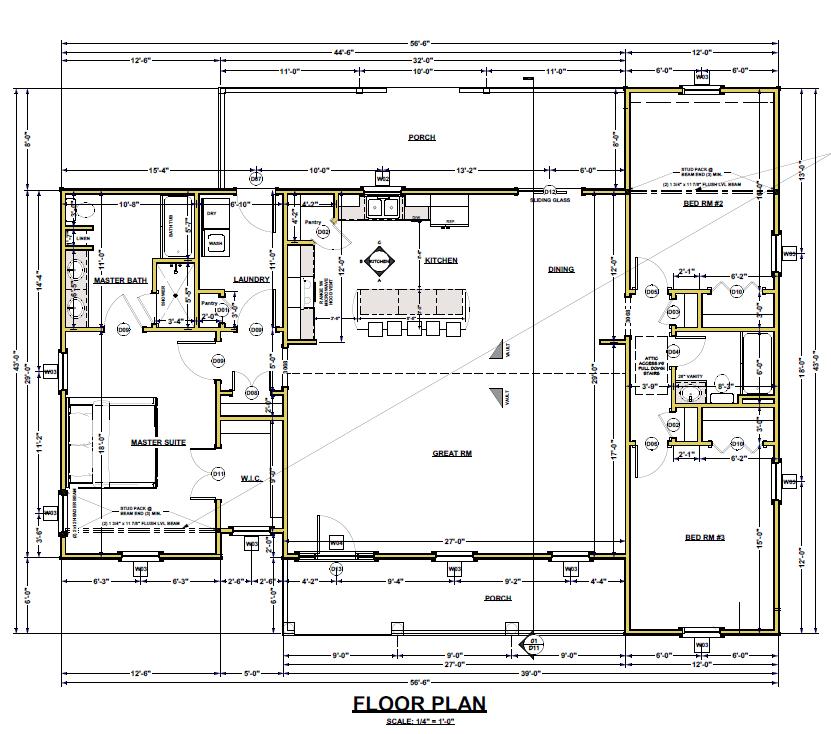 610 Hiers Corner Road Walterboro, SC 29488 - Photo 41 of 41 Floor Plan