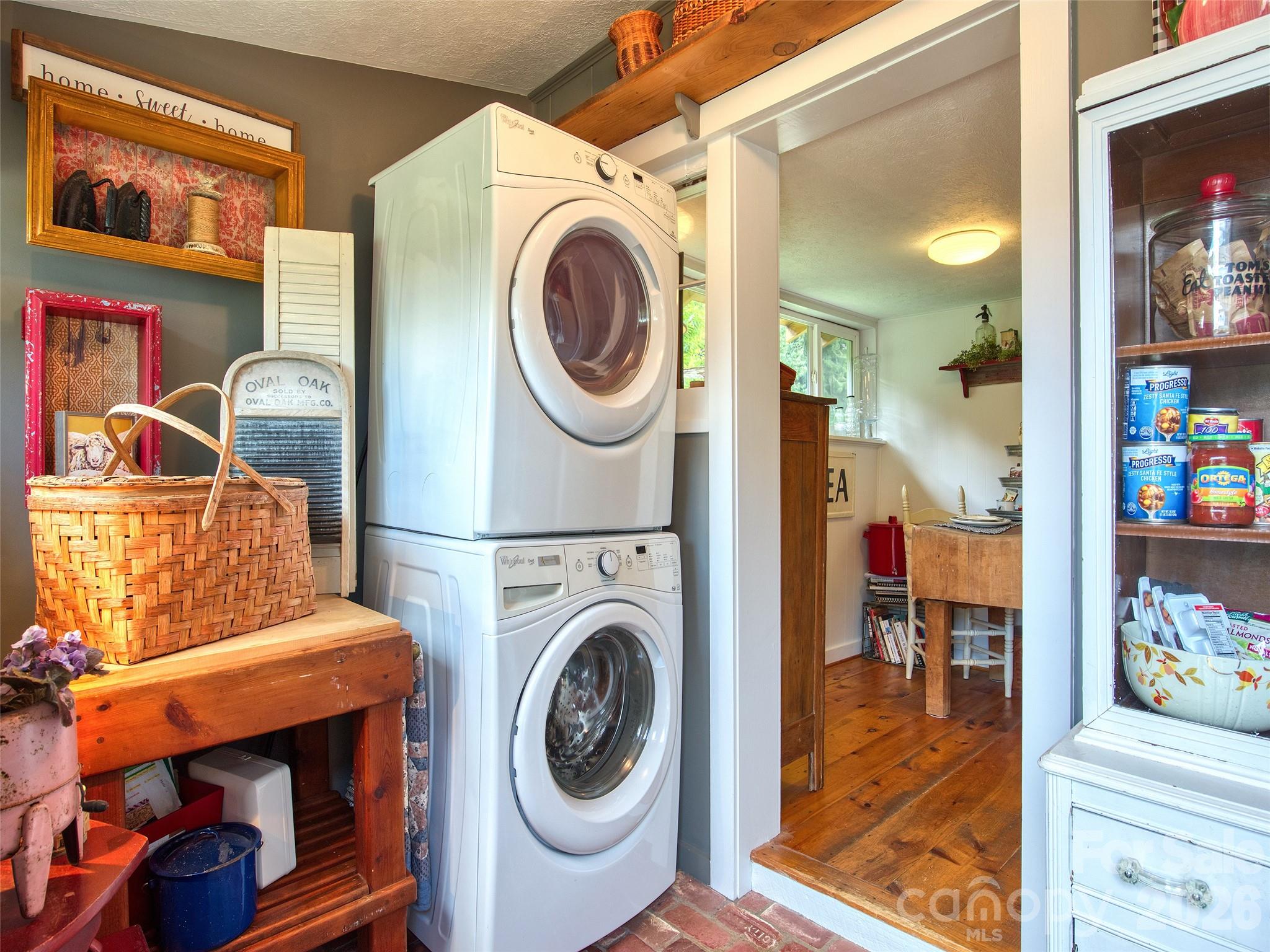 9 Whitted Road Canton, NC 28716 - Photo 20 of 24 a view of livingroom with washer and dryer