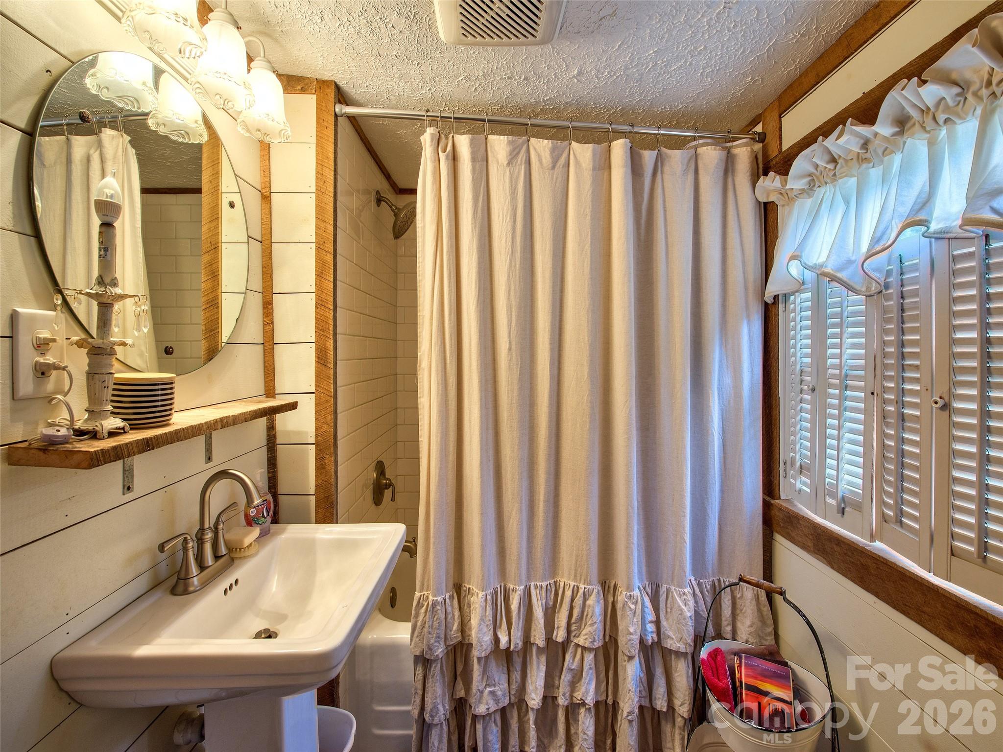 9 Whitted Road Canton, NC 28716 - Photo 24 of 24 a bathroom with a sink and a mirror