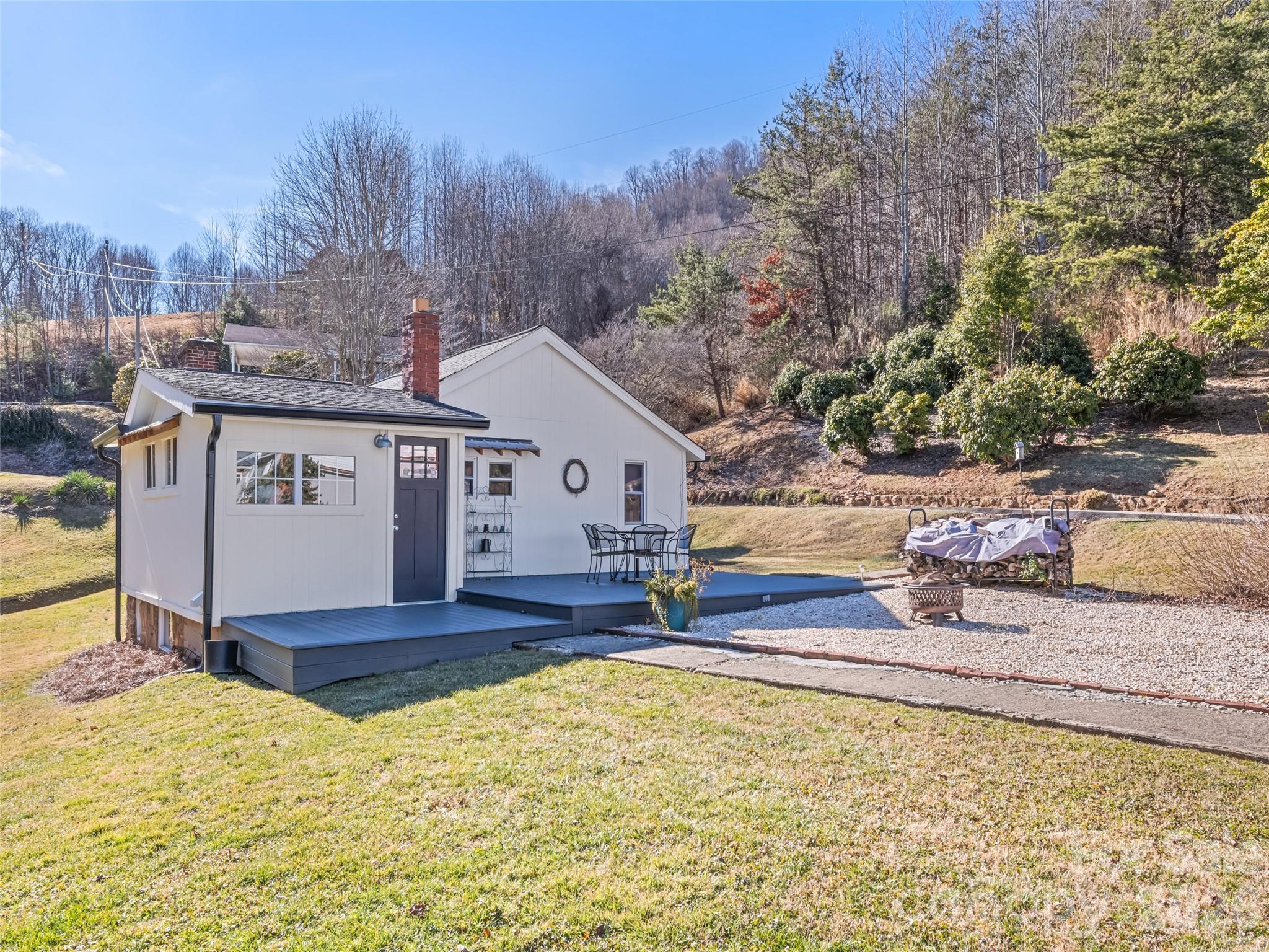 9 Whitted Road Canton, NC 28716 - Photo 9 of 24 a view of a house with snow on the side of the road