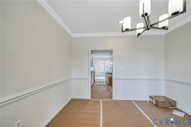 a view of empty room