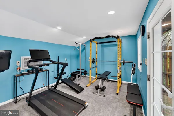 a view of swimming pool with a yard