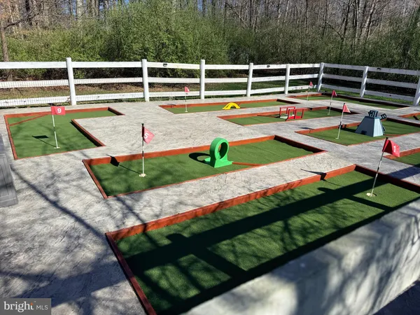 a house view with a backyard space