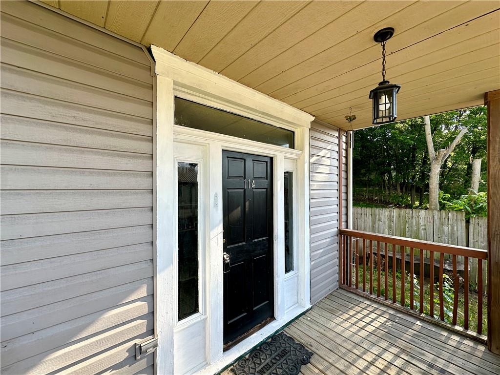 114 South Street Butler, PA 16001 - Photo 5 of 32 a view of a balcony with furniture