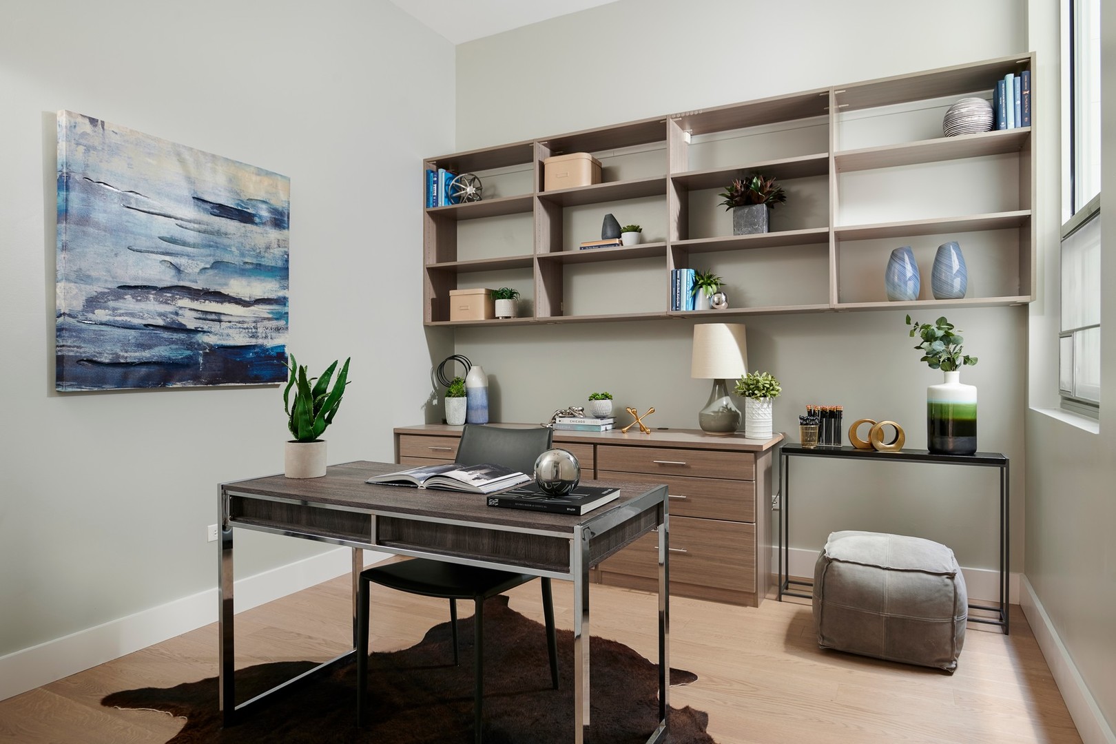 1100 West Adams Street, Unit 2N Chicago, IL 60607 - Photo 17 of 23 a view of a workspace with furniture