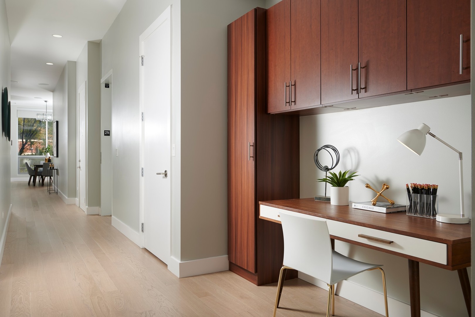 1100 West Adams Street, Unit 2N Chicago, IL 60607 - Photo 10 of 23 a kitchen with a table and chairs in it