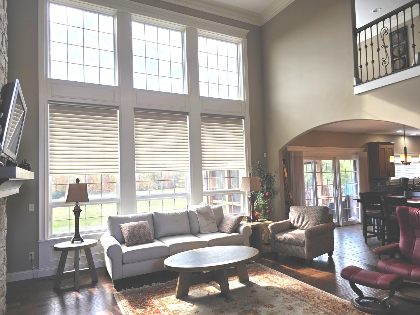 9667 Crossbow Drive Bloomington, IL 61705 - Photo 21 of 54 a living room with furniture and a large window