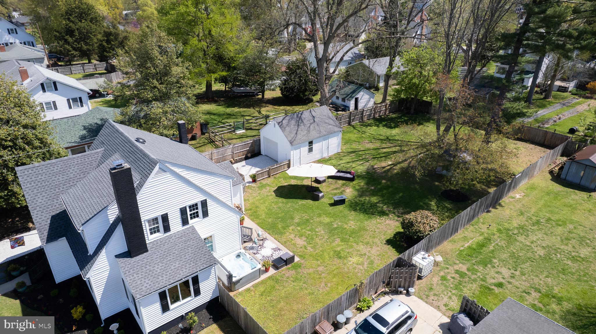 310 Talbot Avenue Cambridge, MD 21613 - Photo 50 of 72 an aerial view of a house with yard swimming pool and outdoor seating