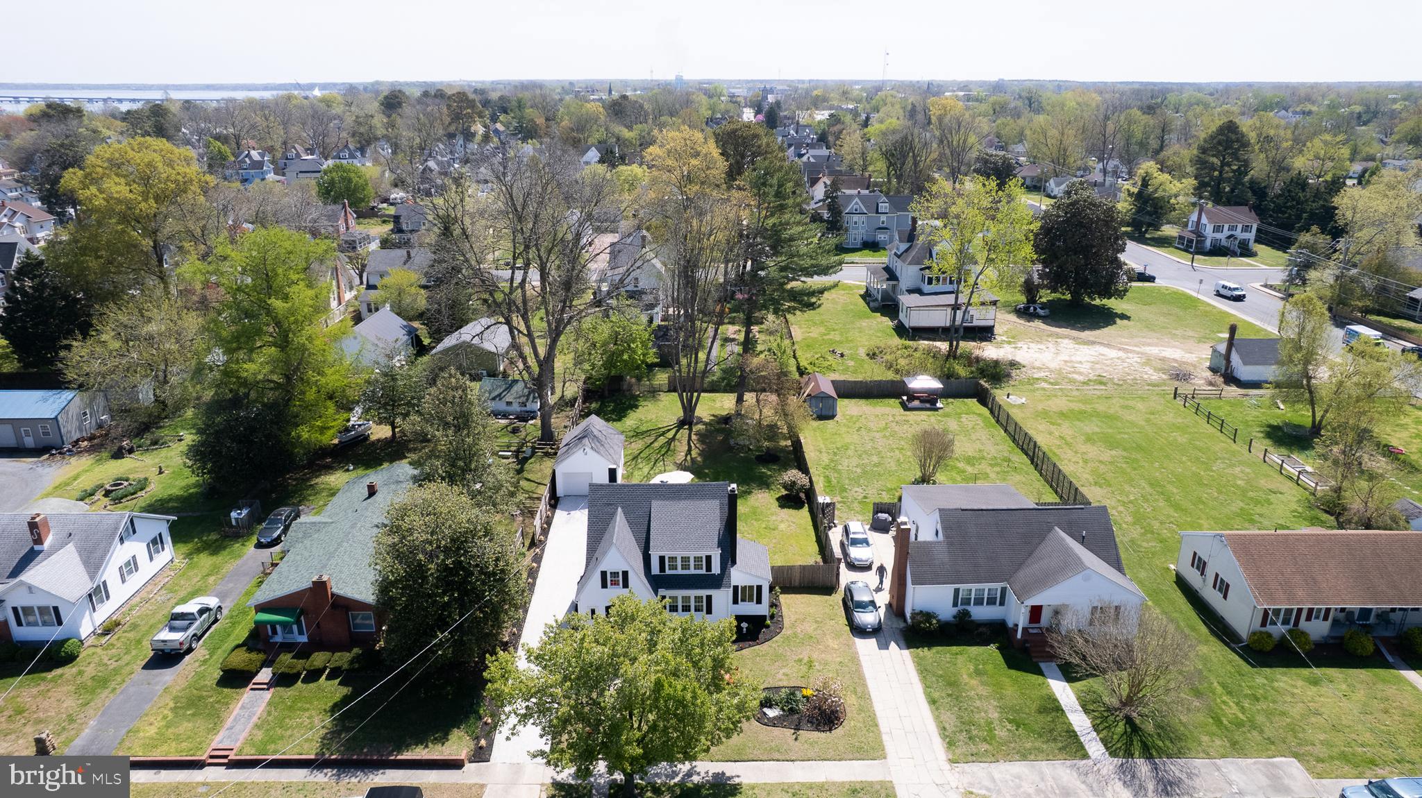 310 Talbot Avenue Cambridge, MD 21613 - Photo 57 of 72 an aerial view of multiple houses with a yard