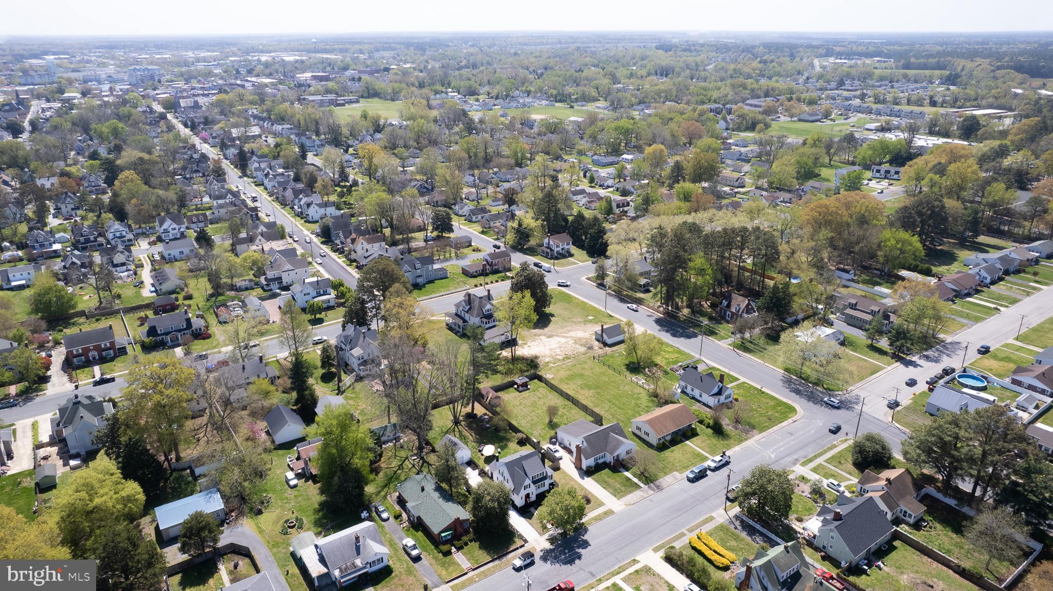 310 Talbot Avenue Cambridge, MD 21613 - Photo 64 of 72 an aerial view of a city with lots of residential buildings