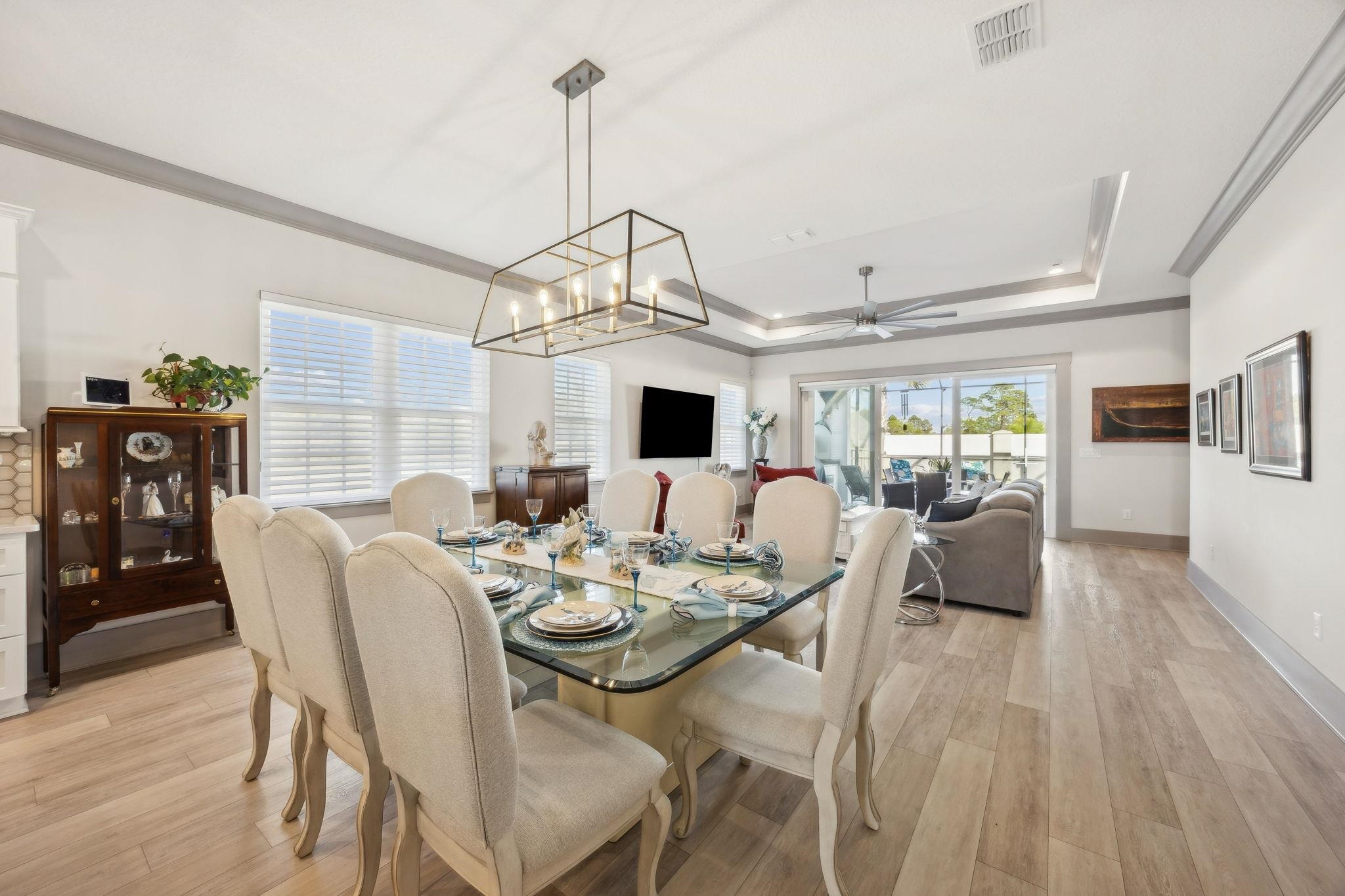 18 Rio Vista Drive Palm Coast, FL 32137 - Photo 21 of 73 a view of a dining room with furniture window and wooden floor