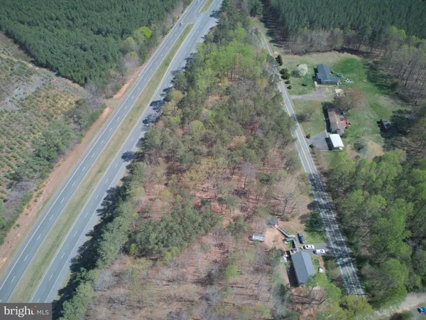an aerial view of a residential houses
