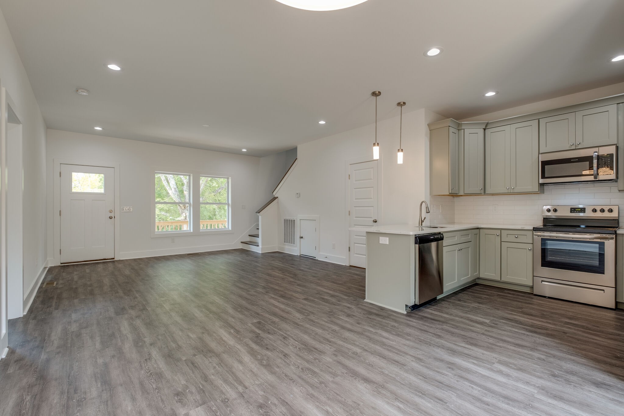 4341 Goins Road Nashville, TN 37211 - Photo 10 of 28 a view of kitchen with stove and cabinets