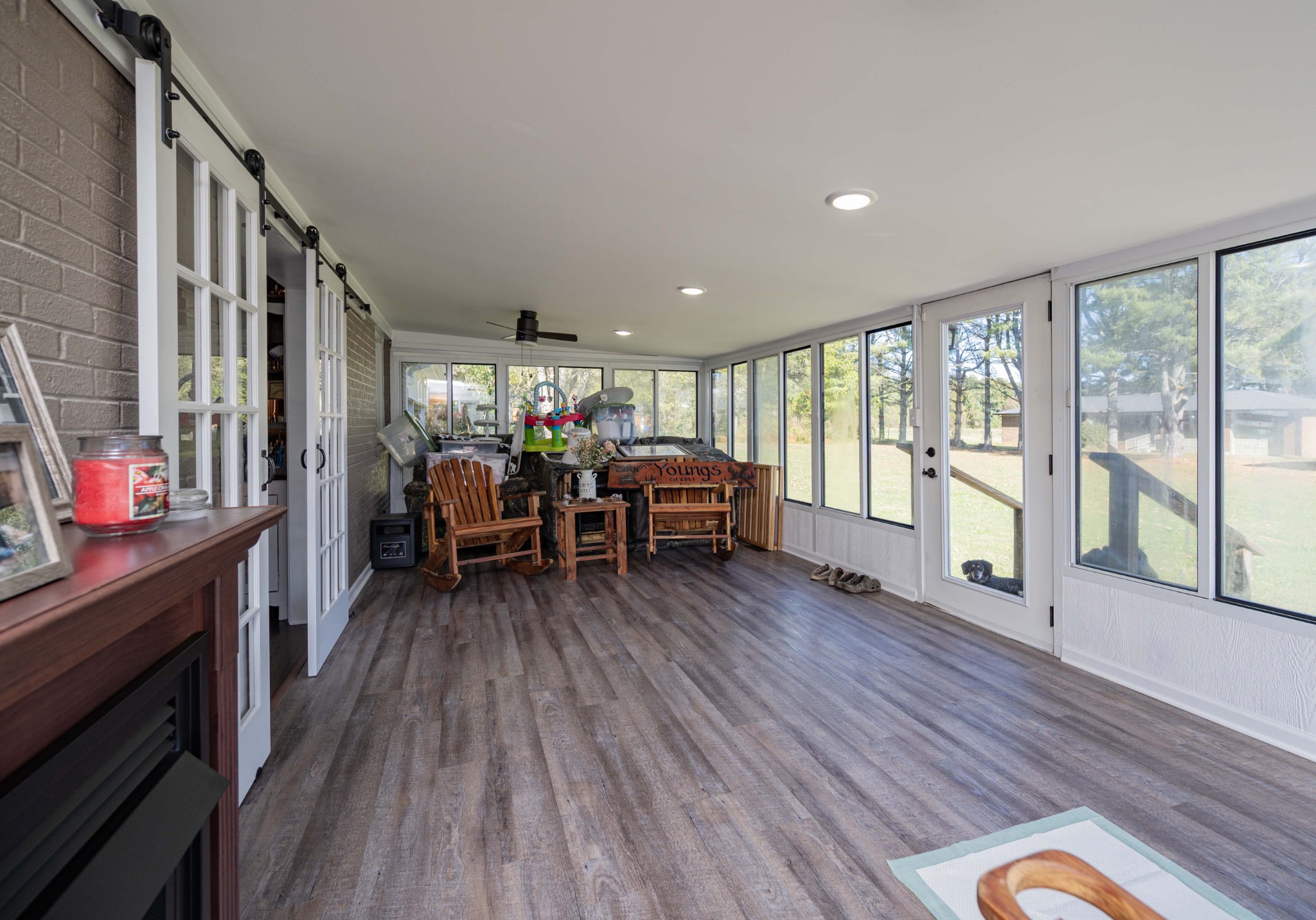 49 Bush Road Bradyville, TN 37026 - Photo 27 of 38 a living room with furniture and a wooden floor