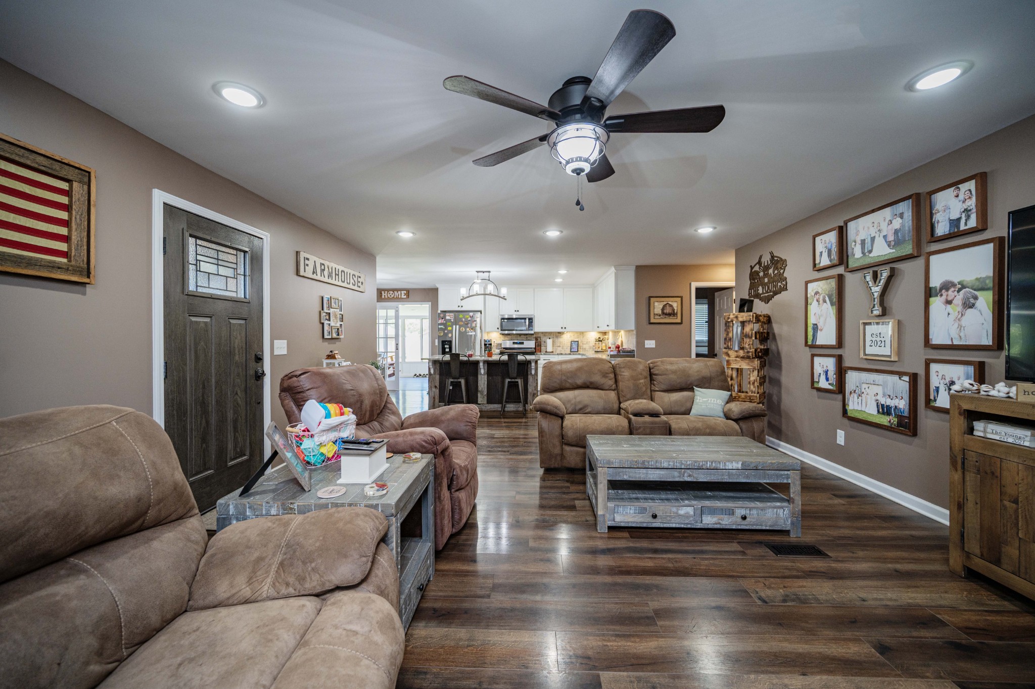 49 Bush Road Bradyville, TN 37026 - Photo 5 of 38 a living room with furniture and a large window