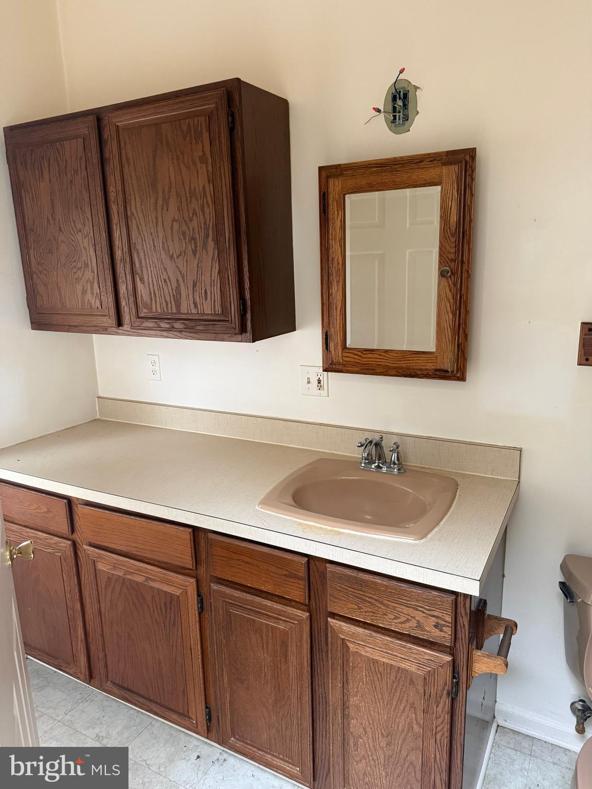 8026 Rider Avenue Towson, MD 21204 - Photo 9 of 29 a bathroom with a sink and a mirror