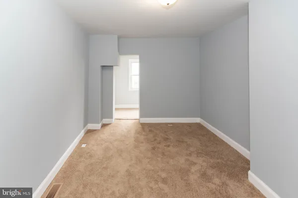 a view of an empty room
