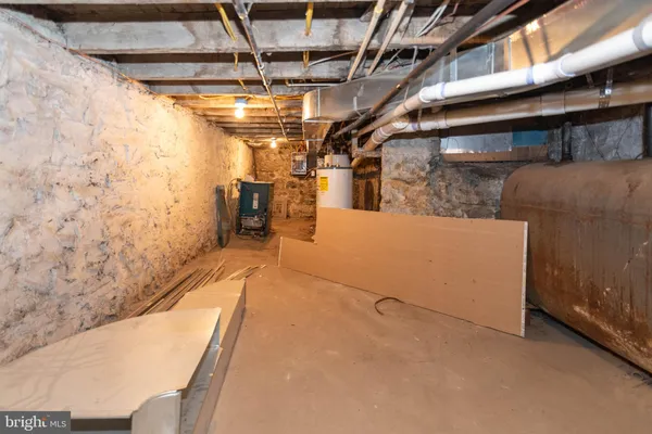 a view of water heater room