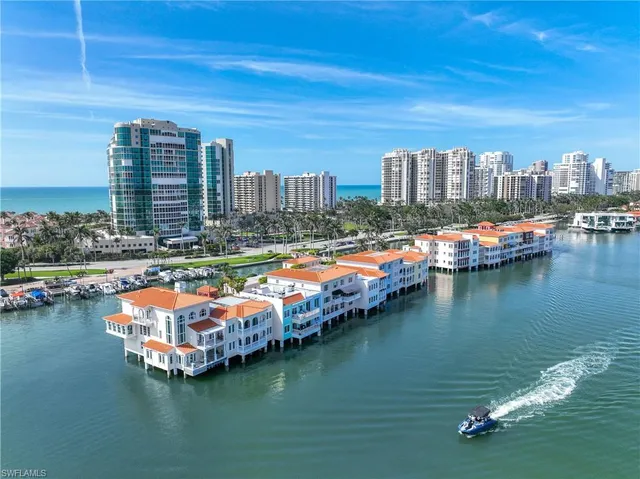 a view of a city with tall buildings