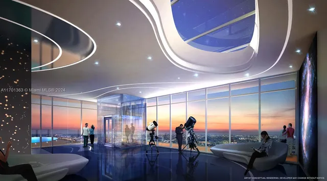 an aerial view of a house with outdoor space