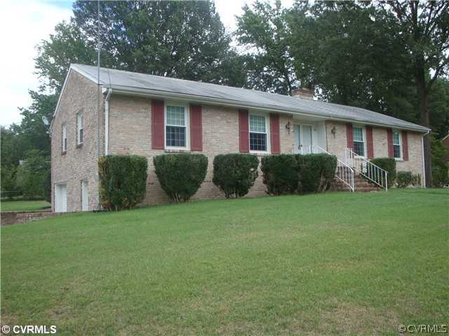 109 Pine Tree Road Hopewell, VA 23860 - Photo 1 of 12 Exterior Front - All brick ranch home with large l