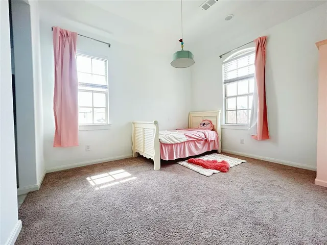 a living room with a window