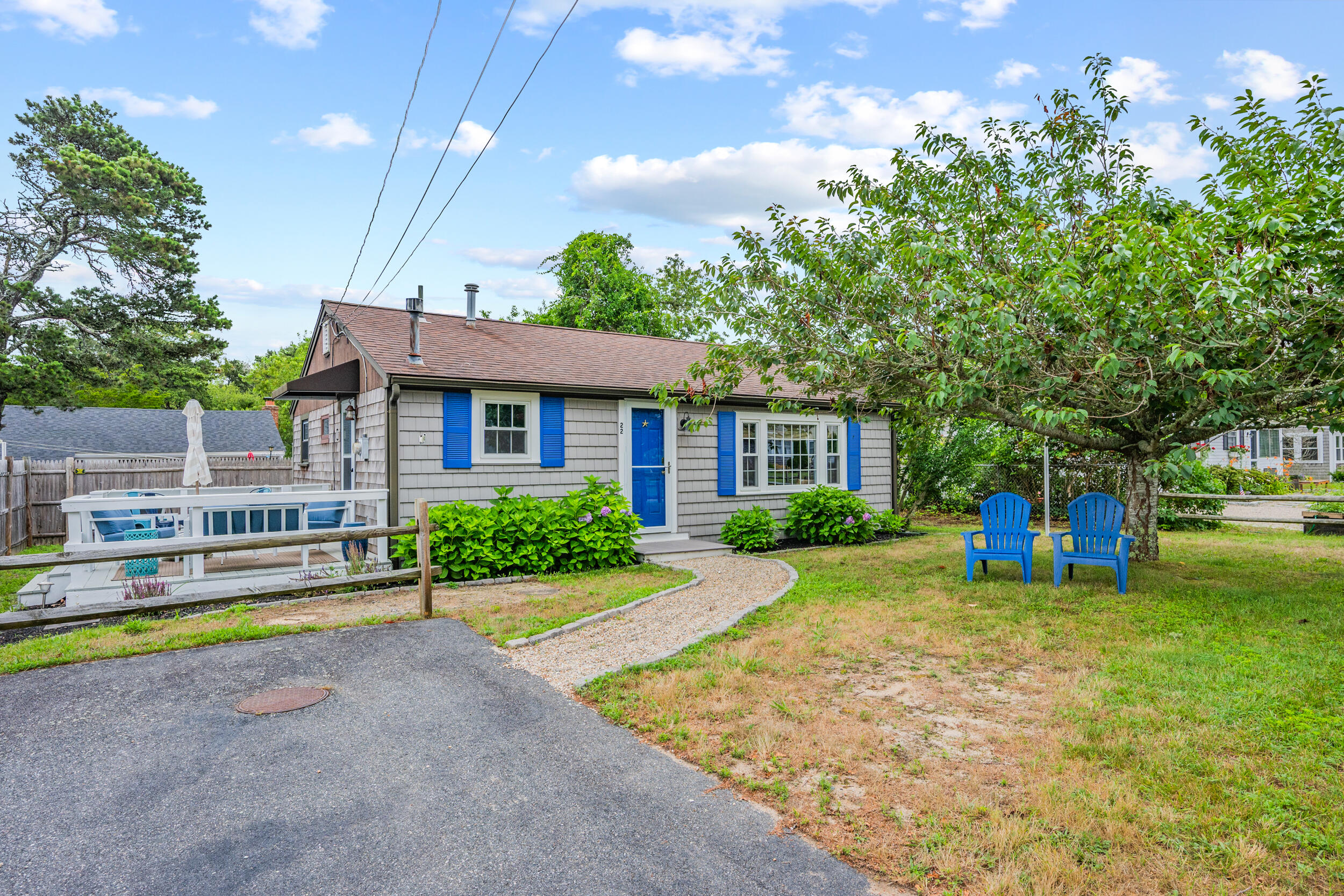 22 Wixon Road Dennis Port, MA 02639 - Photo 27 of 28 a view of a house with swimming pool and sitting area