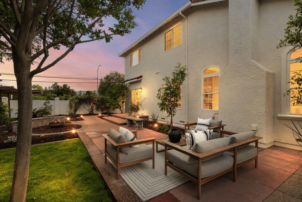 10496 South Stelling Road Cupertino, CA 95014 - Photo 52 of 54 a outdoor living space with furniture and garden view