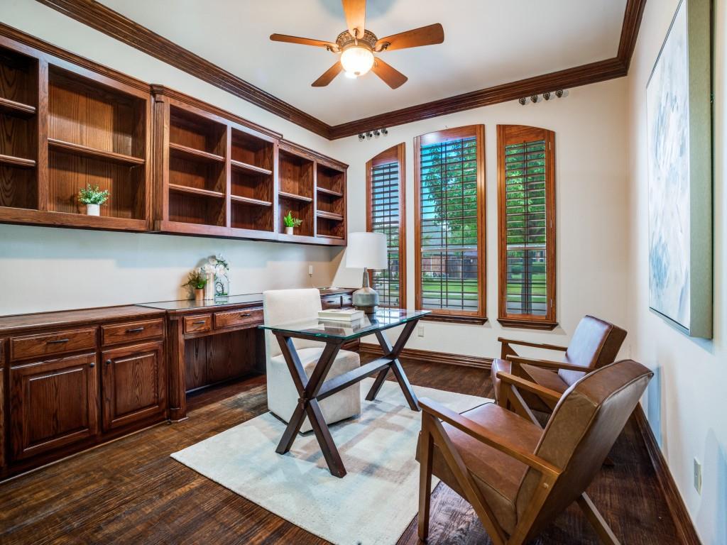 1908 Bordeaux Court Allen, TX 75002 - Photo 13 of 28 a view of a workspace with furniture and a window