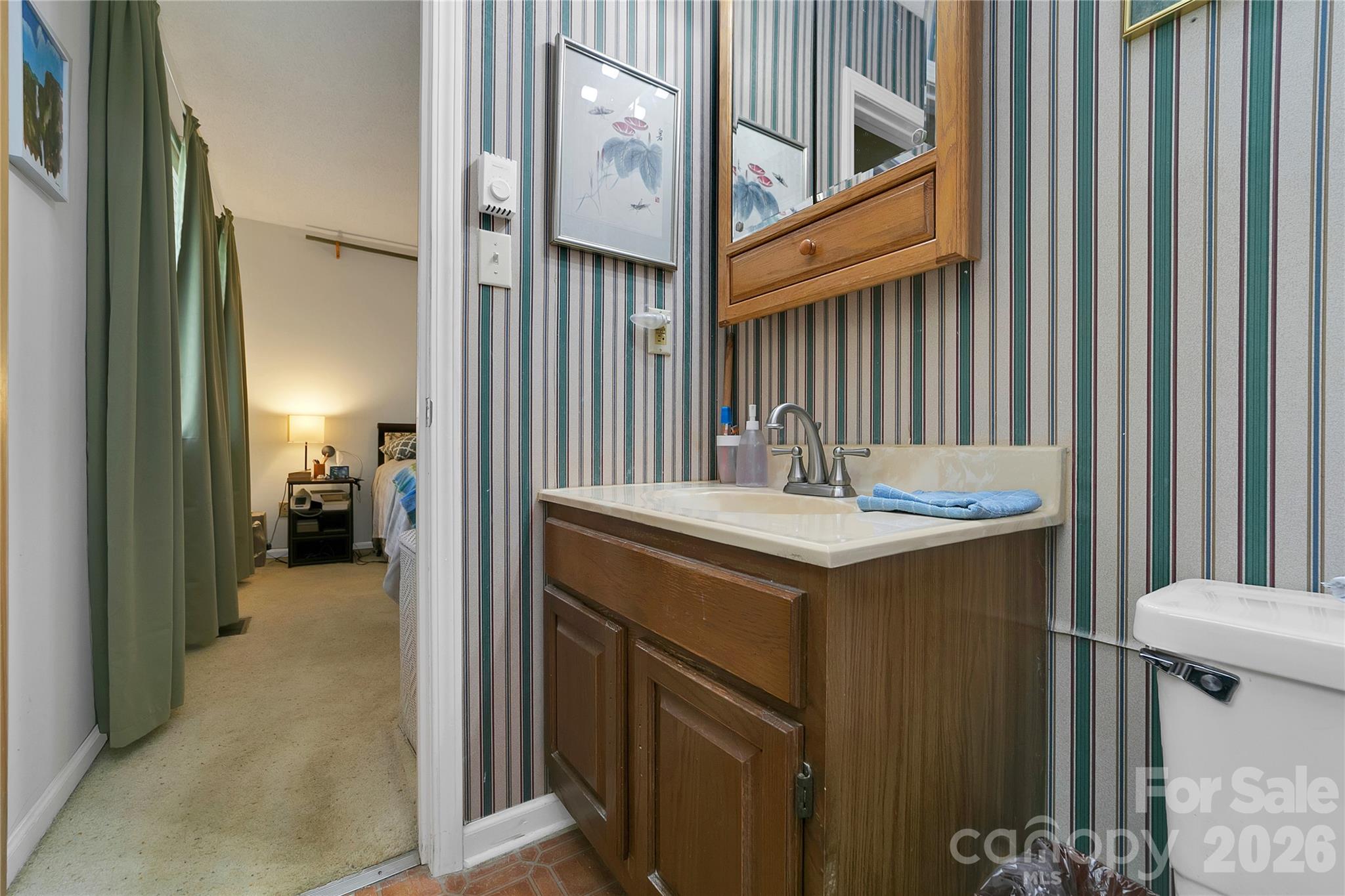 177 Walelu Court Brevard, NC 28712 - Photo 16 of 26 a view of bathroom with a sink and mirror