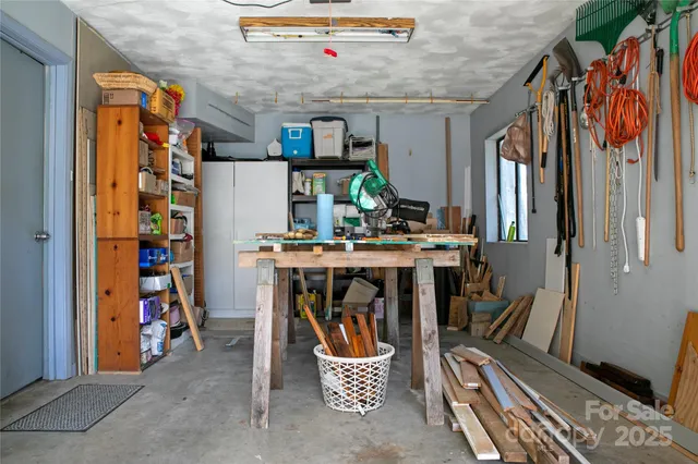 a view of storage and utility room