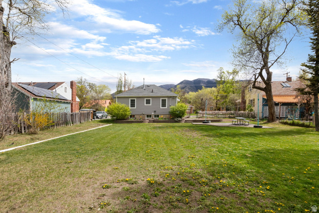 141 South 400 East Logan, UT 84321 - Photo 33 of 41 Back of house with a mountain view