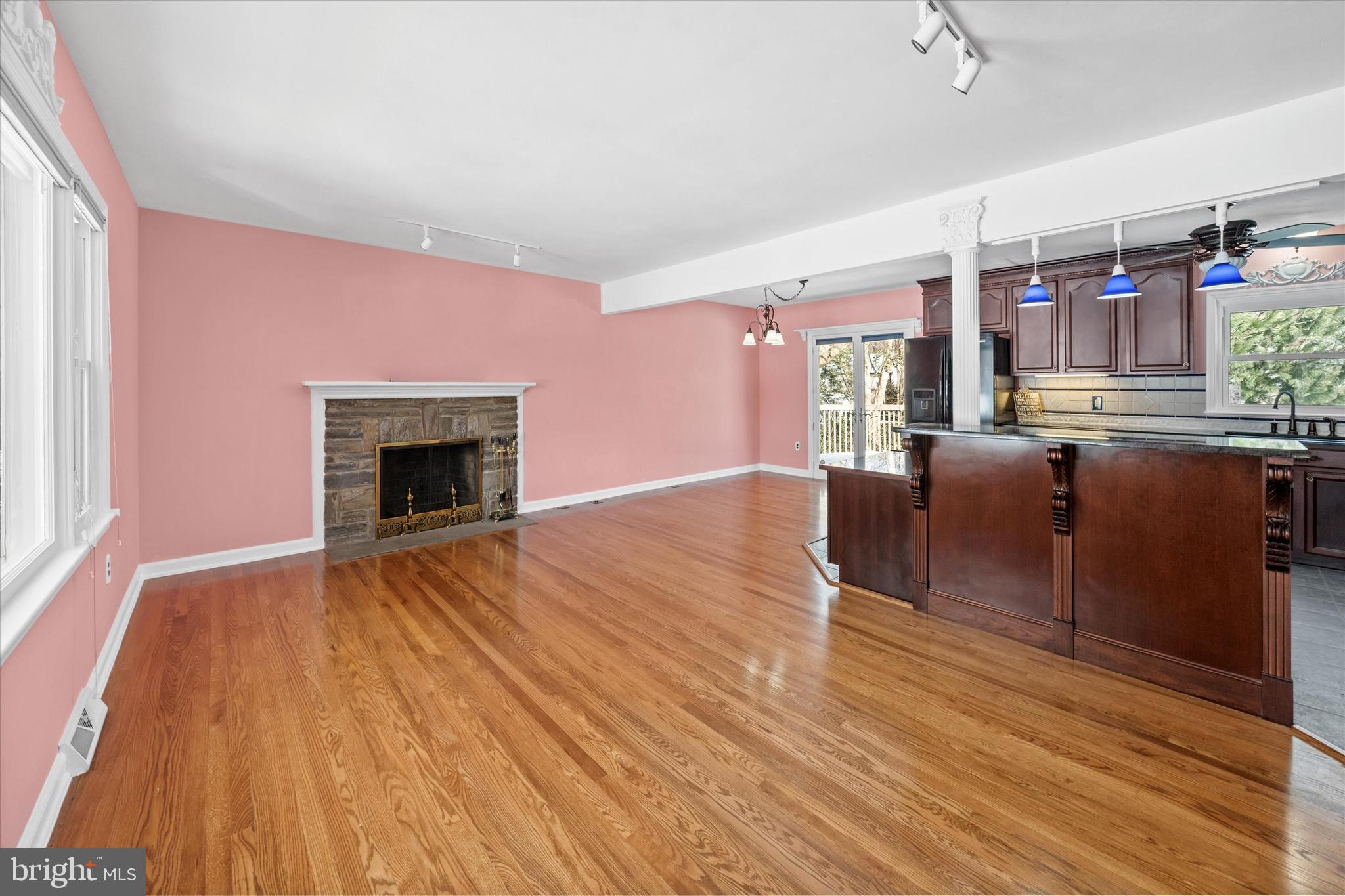 104 Danforth Place Wilmington, DE 19810 - Photo 18 of 53 a living room with furniture and a fireplace