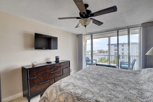 a view of a city and tall buildings