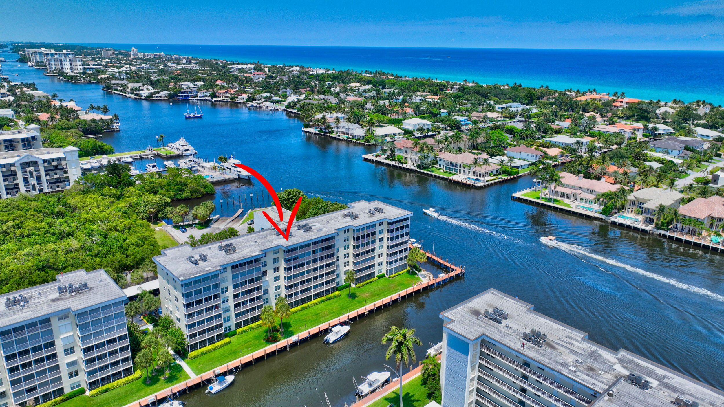 1 Harbourside Drive, Unit 3603 Delray Beach, FL 33483 - Photo 44 of 67 a view of a city with ocean
