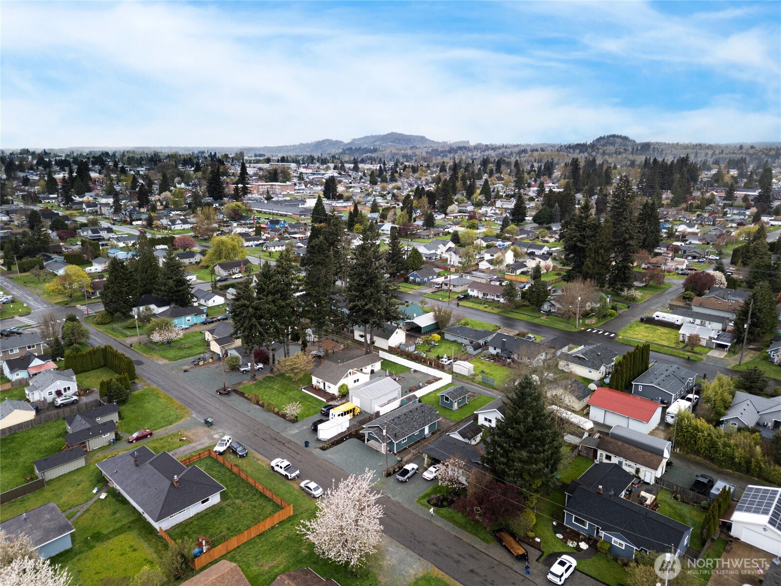 944 Fidalgo Street Sedro-Woolley, WA 98284 - Photo 26 of 28 an aerial view of residential houses with outdoor space